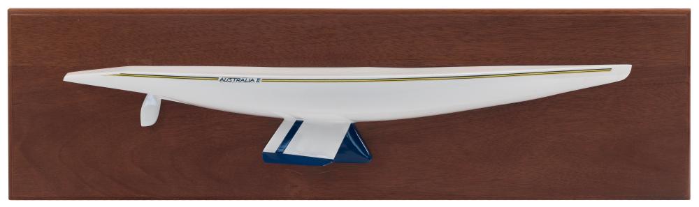 HALF MODEL OF THE 12-METER SLOOP
