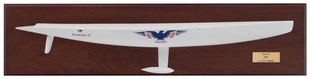 HALF MODEL OF THE AMERICA'S CUP