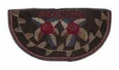 HALF ROUND COTTAGE HOOKED WELC