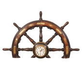 HALF SHIPS WHEEL WALLHANGING<b