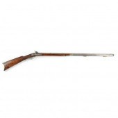 HALF-STOCK PERCUSSION RIFLE BY