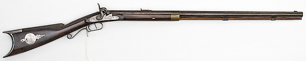 Half-Stock Percussion Rifle by E.