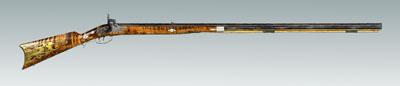 Half stock percussion rifle,