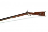HALF-STOCK PERCUSSION RIFLE.