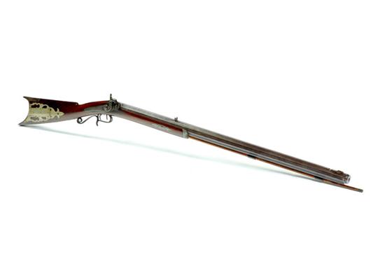 HALF-STOCK PERCUSSION RIFLE. 