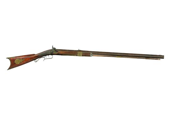 HALF-STOCK PERCUSSION RIFLE. 