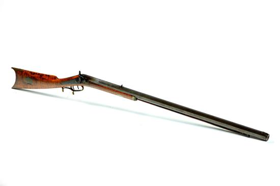 HALF-STOCK RIFLE.  Marked for