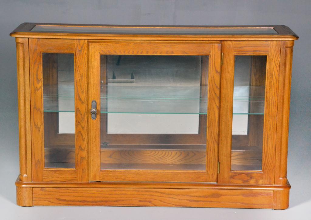 Hall Oak Curio CabinetOak with