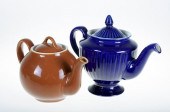 HALL PORCELAIN TEAPOTS DUO, CO