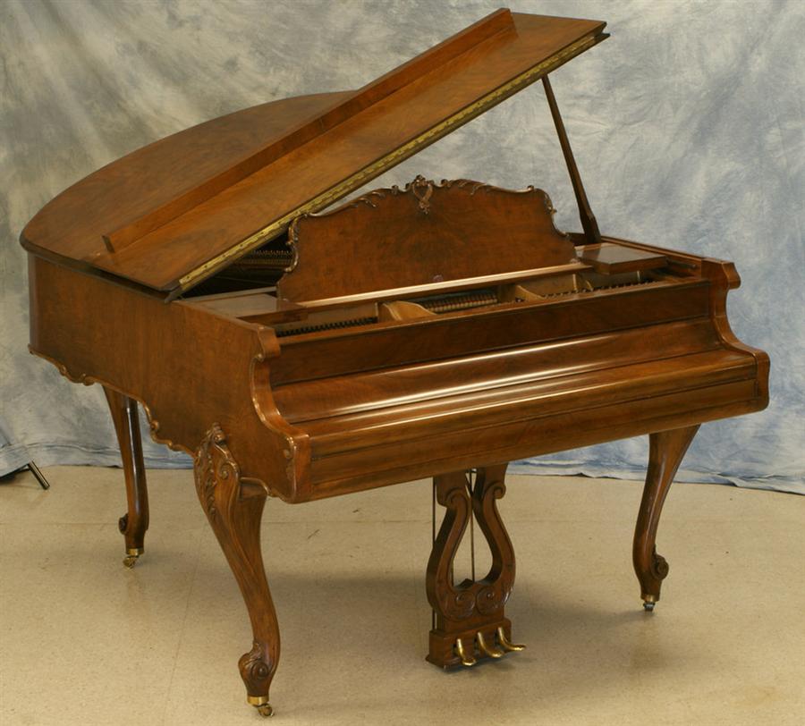 Hallet, Davis, & Co walnut baby