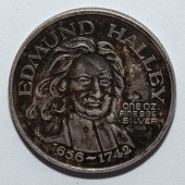 HALLEY'S COMET 1 OUNCE .999 SI