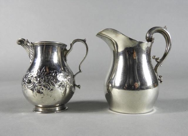 HALLMARKED SILVER CREAM JUG & BIRKS