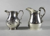 HALLMARKED SILVER CREAM JUG &