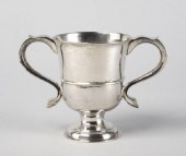 HALLMARKED SILVER LOVING CUPA