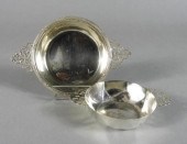 HALLMARKED SILVER QUAICHE & FR