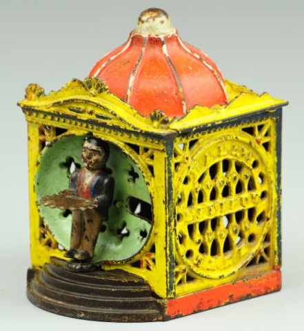 HALLS LILIPUT MECHANICAL BANK J & E