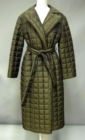 Halston quilted winter coat