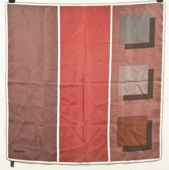 HALSTON SILK EARTH-TONE