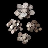 HALVES, QUARTERS AND DIMES OF