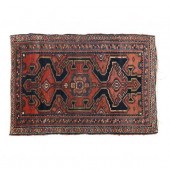 HAMADAN AREA RUG Dark blue fie