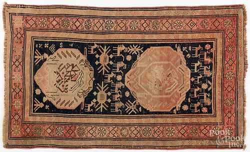 HAMADAN CARPET, CA. 1920, 5'2" X