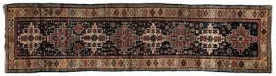 Hamadan or Lillihan runner, eight
