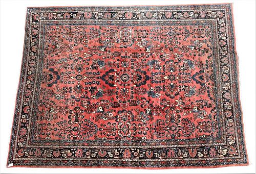 HAMADAN ORIENTAL CARPET, 8' 9" X