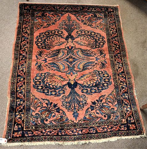HAMADAN ORIENTAL THROW RUG, 3' 7" X