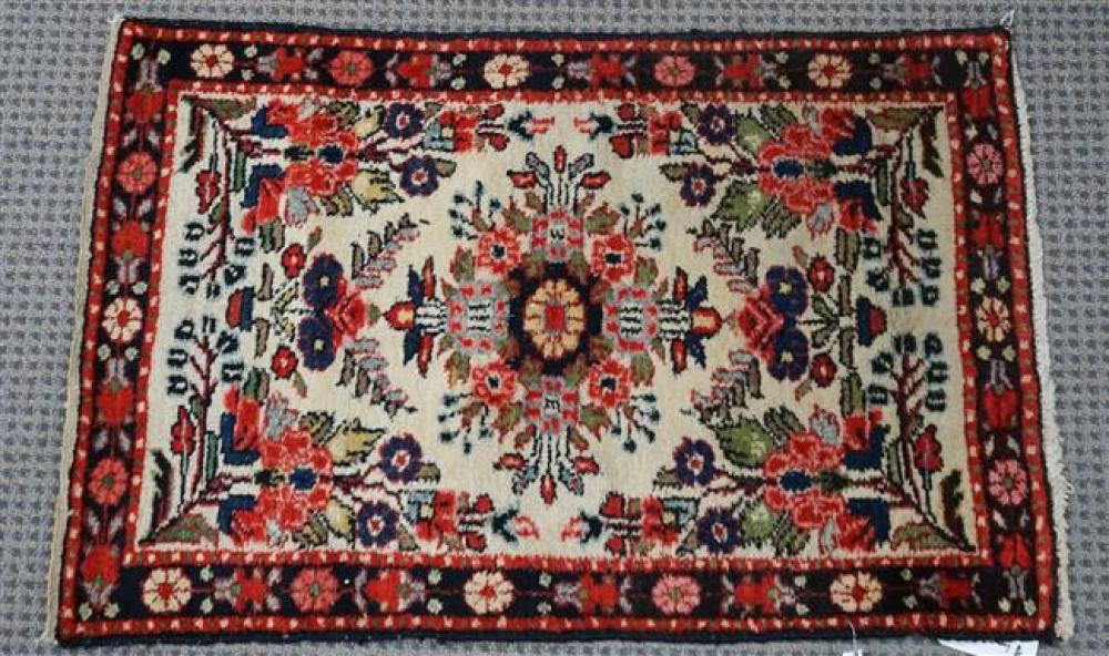 HAMADAN RUG, 2FT 1IN X 3FT