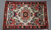 HAMADAN RUG, 2FT 1IN X 3FT 3IN