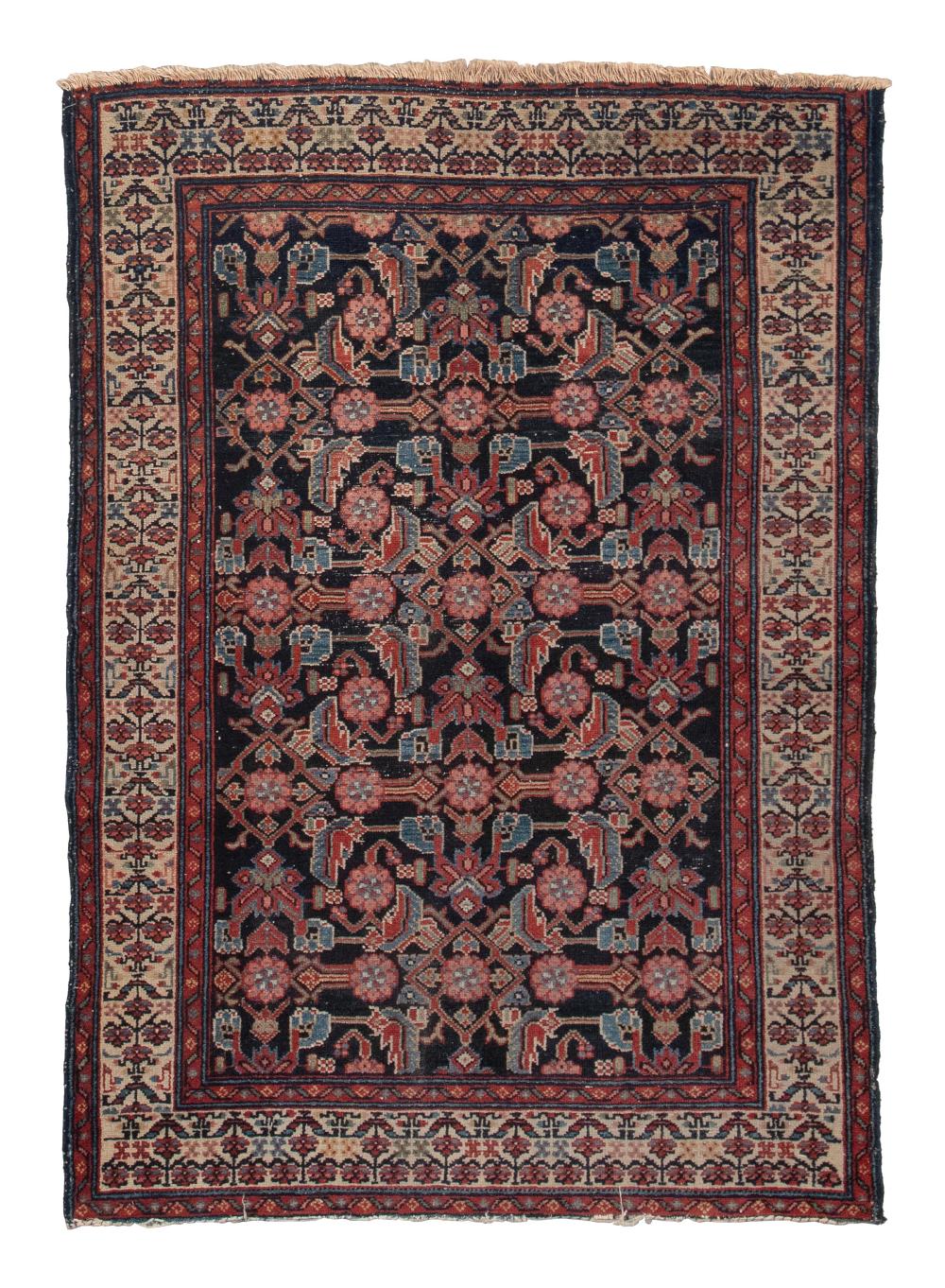 HAMADAN RUG: 3’3” X 4’6” SECOND