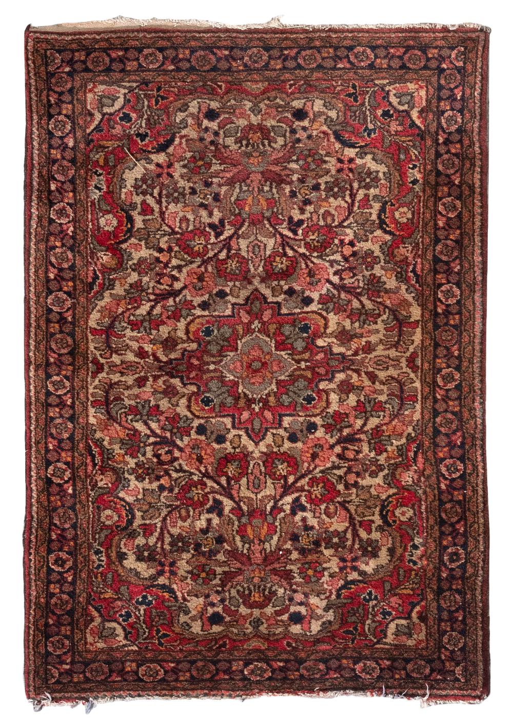 HAMADAN RUG: 3’6” X 4’10” SECOND