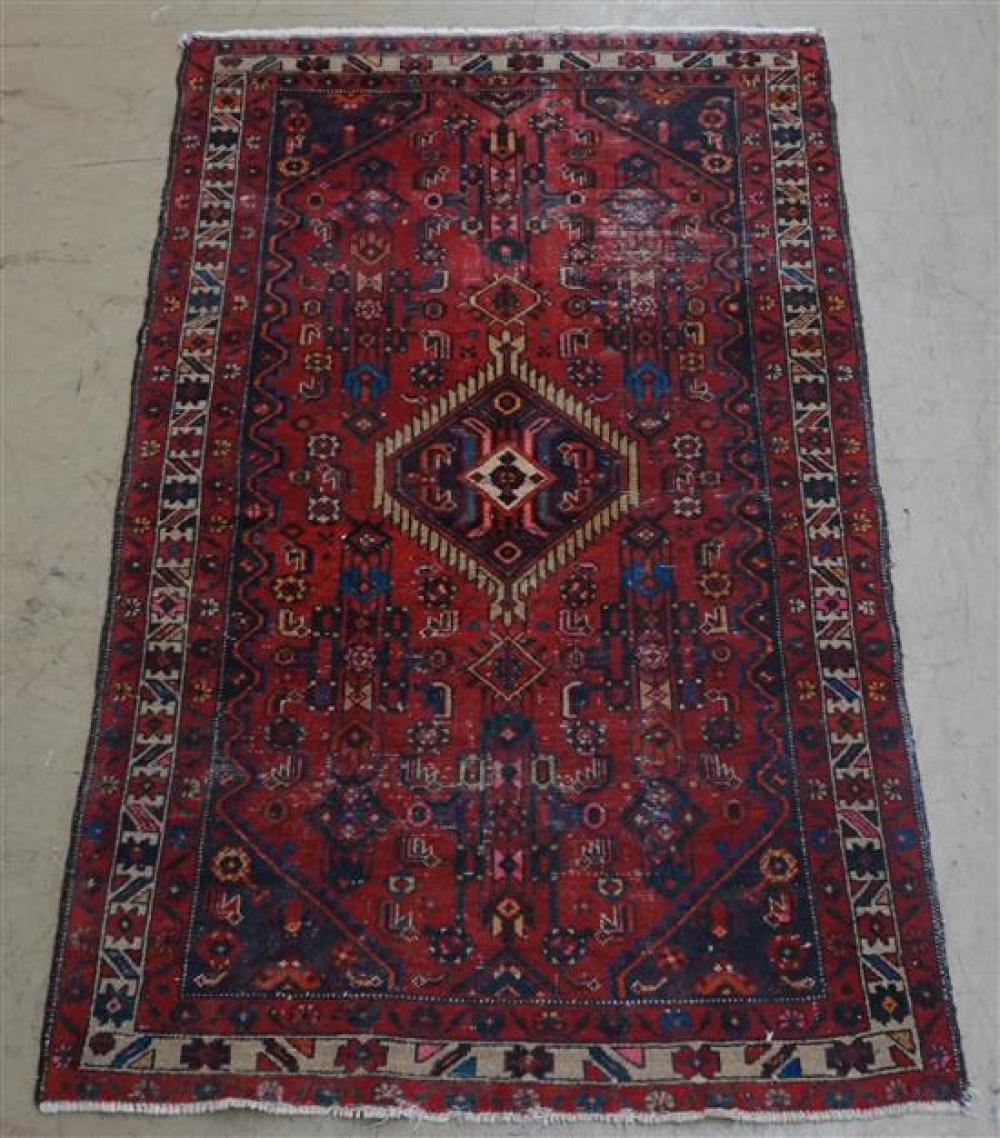 HAMADAN RUG, 6 FT 10 IN X 4