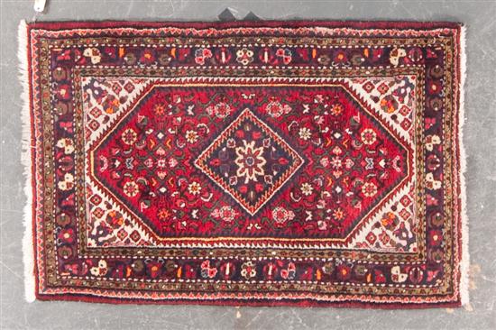 Hamadan rug Iran circa 1970 3.6 x