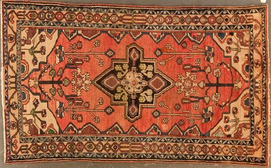 Hamadan rug, Iran, modern 4.4 x 7.3