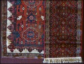 HAMADAN RUG. Together with a m