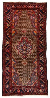 HAMADAN RUG20th century, tan f