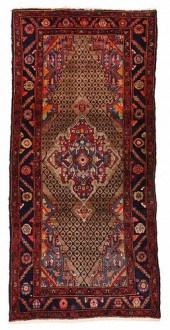 HAMADAN RUG20th century, tan f