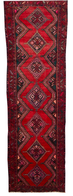 Hamadan Runner,  10' 8" x 3' 3".