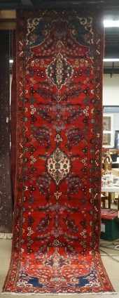 HAMADAN RUNNER, 3 FT 5 IN X 13