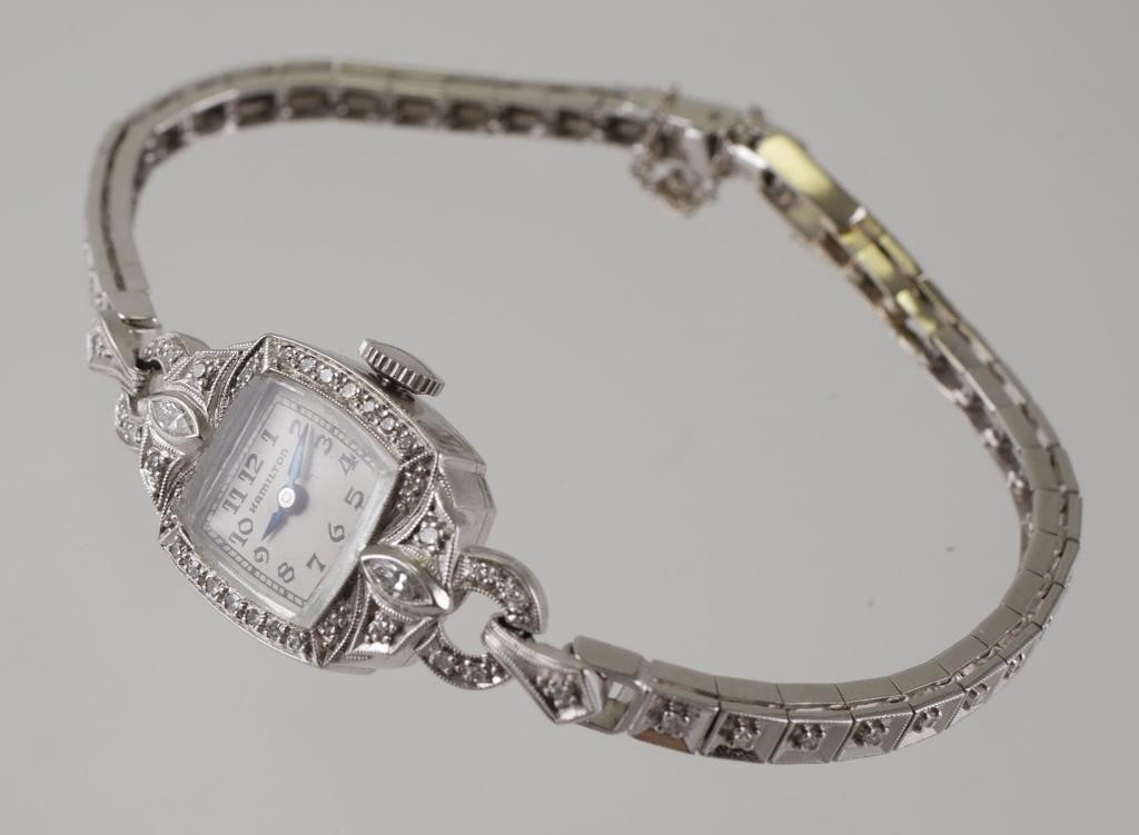 HAMILTON 14K GOLD & DIAMOND