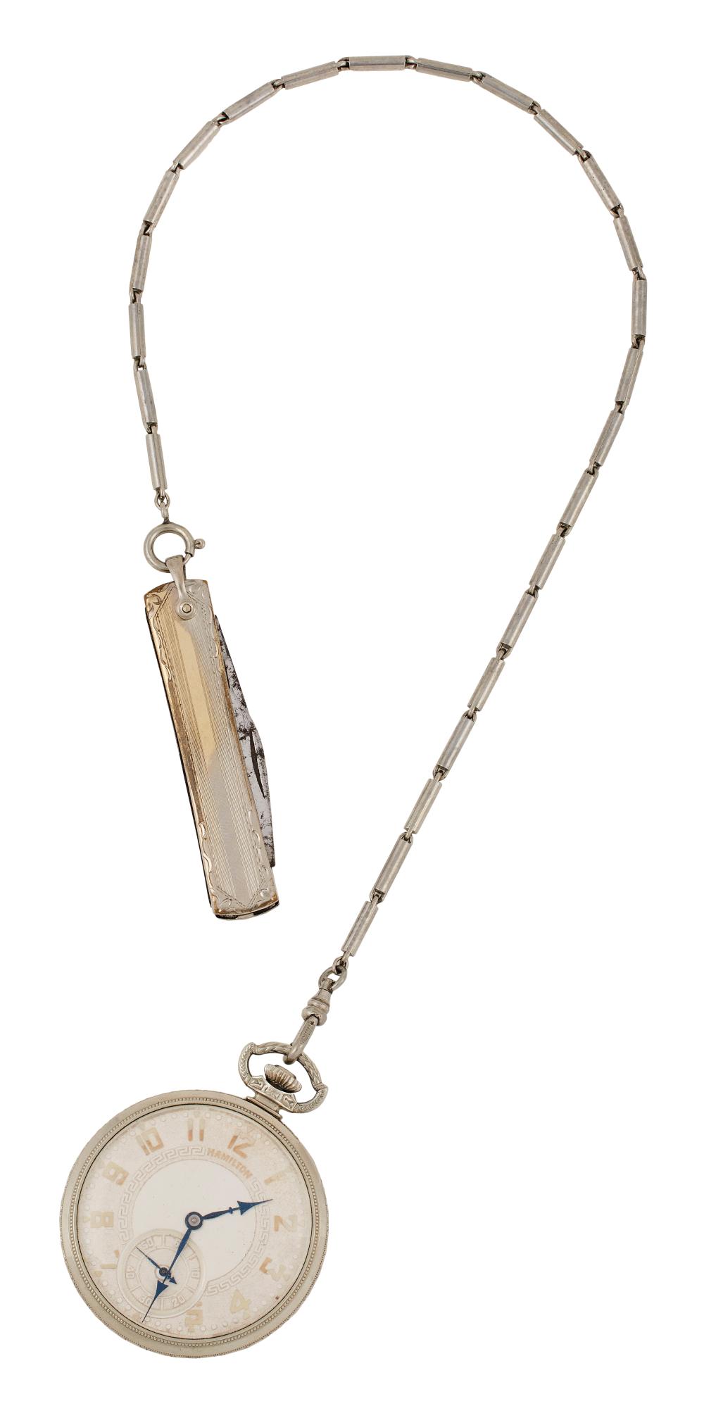 HAMILTON 14KT GOLD-FILLED POCKET