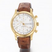 HAMILTON 18K TRIPLE REGISTER C