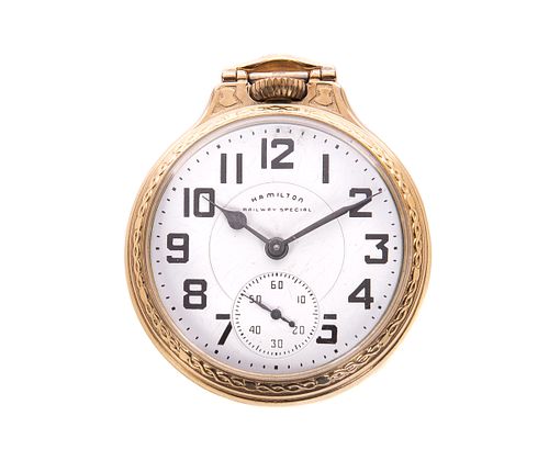 HAMILTON 992B 21J RAILROAD POCKET