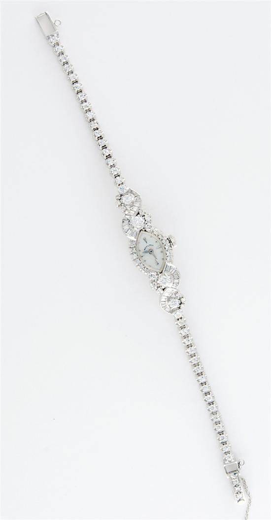 Hamilton diamond-set lady's
