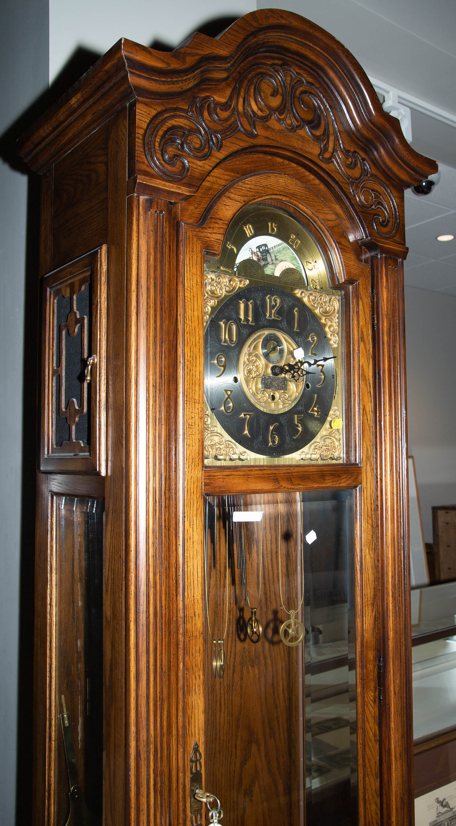 HAMILTON GRANDFATHER CLOCK .