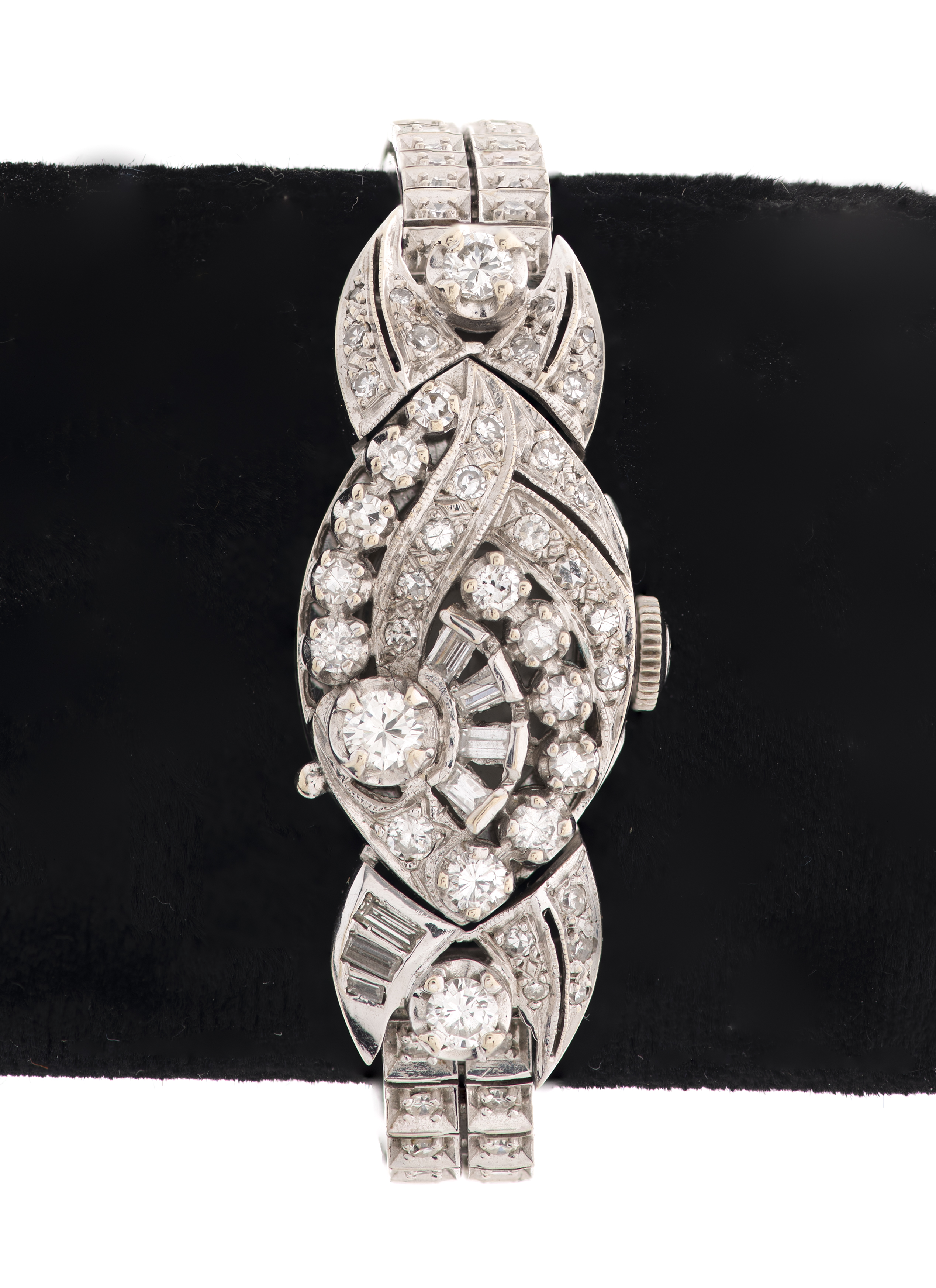 HAMILTON LADIES 14K GOLD DIAMOND
