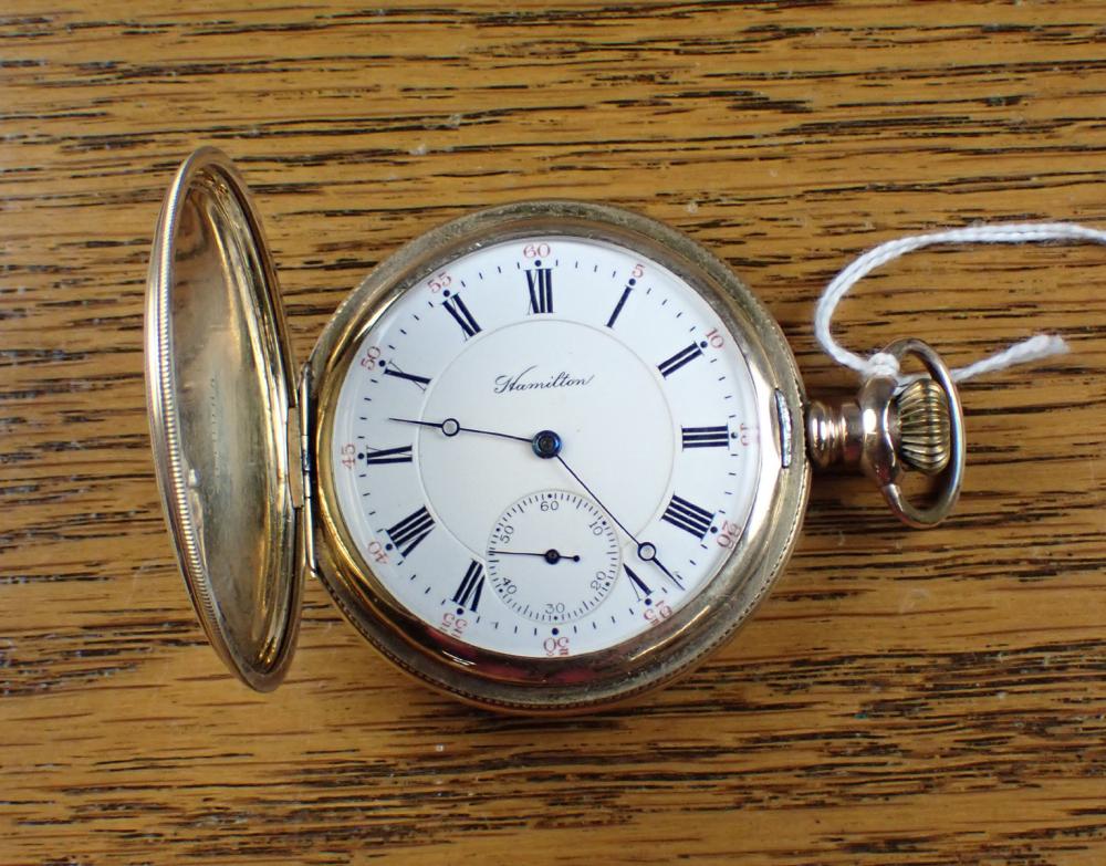 HAMILTON MODEL 1 HUNTER CASE POCKET