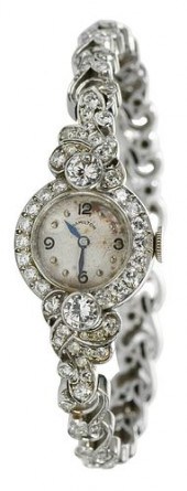 HAMILTON PLATINUM DIAMOND WATC