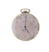 HAMILTON WATCH CO 17J 14K GOLD